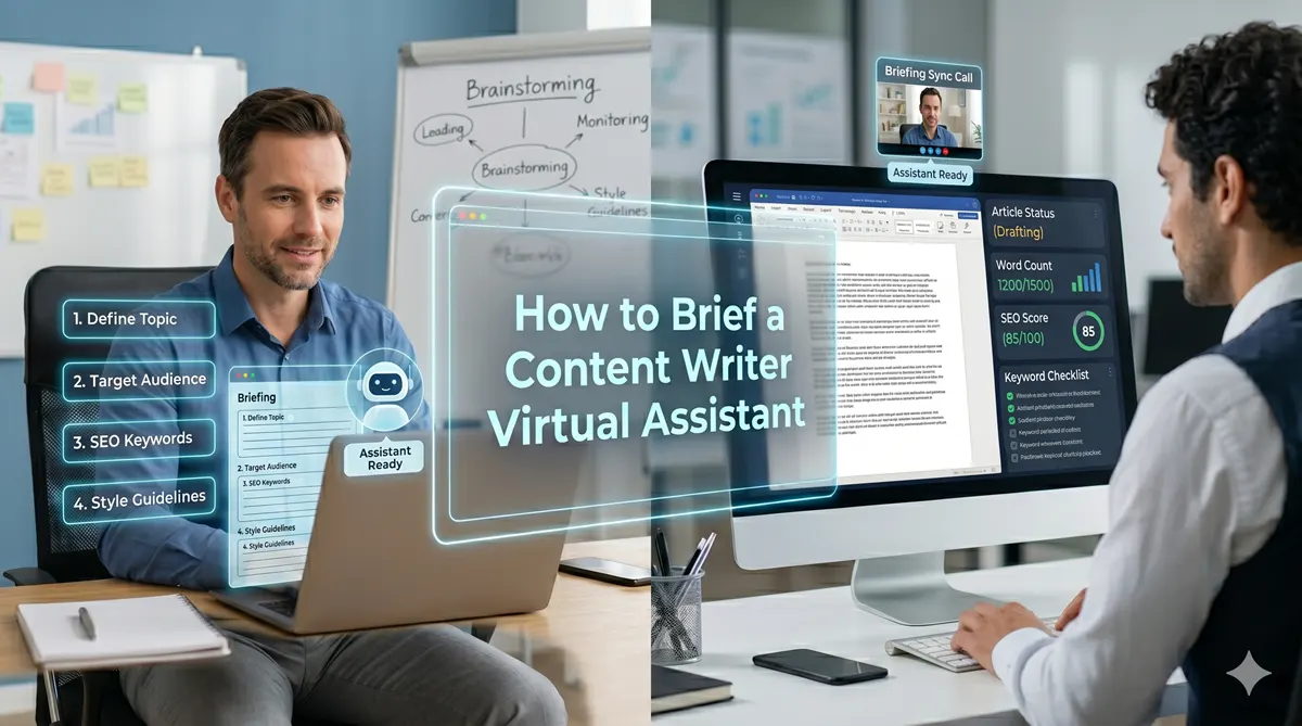 How to Brief a Content Writer Virtual Assistant